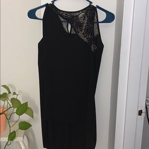 BCBG Black and Tan tank top